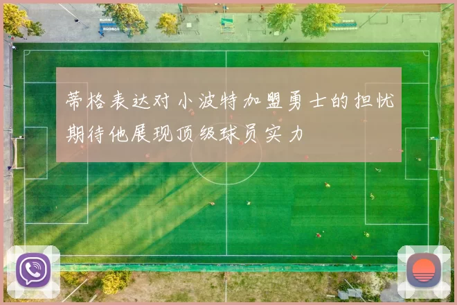 蒂格表达对小波特加盟勇士的担忧期待他展现顶级球员实力
